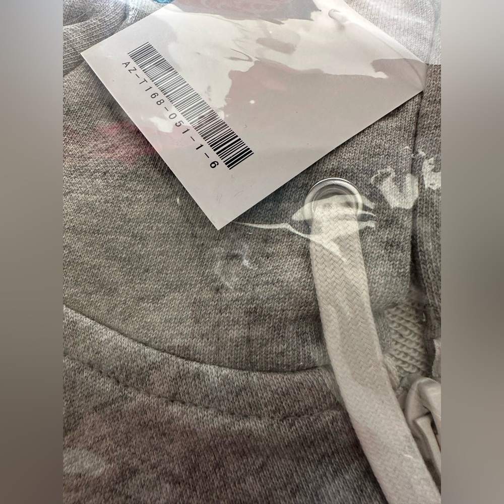 COMME DES GARCONS PLAY GRAY FULL ZIP HOODIE WITH RED HEART SIZE EXTRA LARGE - Picture 15 of 15